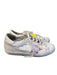 Golden Goose Shoe Size 36 White & Pink Leather Low Top lace up Logo Sneakers White & Pink / 36