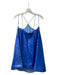 Alexis Size XS Colbalt Blue Polyester All Over Sequins Spaghetti Strap Dress Colbalt Blue / XS