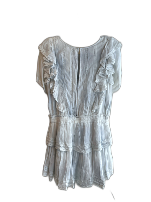 Love Shack Fancy Size L Pale Blue Qmilch Round Neck Short Sleeve Dress Pale Blue / L