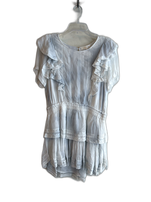 Love Shack Fancy Size L Pale Blue Qmilch Round Neck Short Sleeve Dress Pale Blue / L