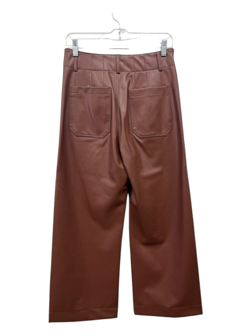 Maeve Size 27 Brown Viscose High Rise Front Pocket Culotte Pants Brown / 27