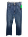 Mother Size 27 Medium Wash Cotton Denim Mid Rise Zip Fly Straight Leg Jeans Medium Wash / 27