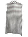 Veronica Beard Size 10 Cream & Multi Cotton & Polyester Button Detail Dress Cream & Multi / 10