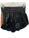 Aviator Nation Size M Black & Rainbow Nylon Side Stripe Elastic Waist Shorts Black & Rainbow / M