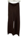 Staud Size Small Brown Acetate Elastic Pants Brown / Small