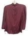 Tailored by Rebecca Taylor Size 0 Burgundy Red & White Silk Blend Polka Dots Top Burgundy Red & White / 0