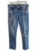 Pilcro Size 27 Blue 99% Cotton/1% Elastane Mid Rise Zip Fly 5 Pocket Jeans Blue / 27
