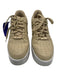 Nike Shoe Size 9 Beige & White Leather Rubber Outsole Laces Low Top Sneakers Beige & White / 9