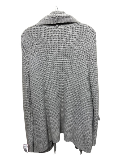 Autumn Cashmere Size Large Light Gray Cashmere Blend Long Sleeve Cardigan Light Gray / Large