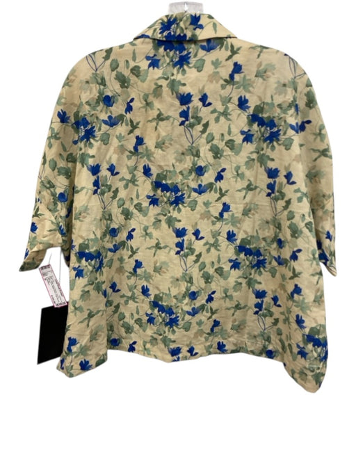 Tuckernuck Size M Yellow, blue & green Linen & Cotton Floral Short Set Yellow, blue & green / M