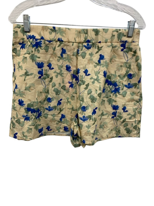 Tuckernuck Size M Yellow, blue & green Linen & Cotton Floral Short Set Yellow, blue & green / M
