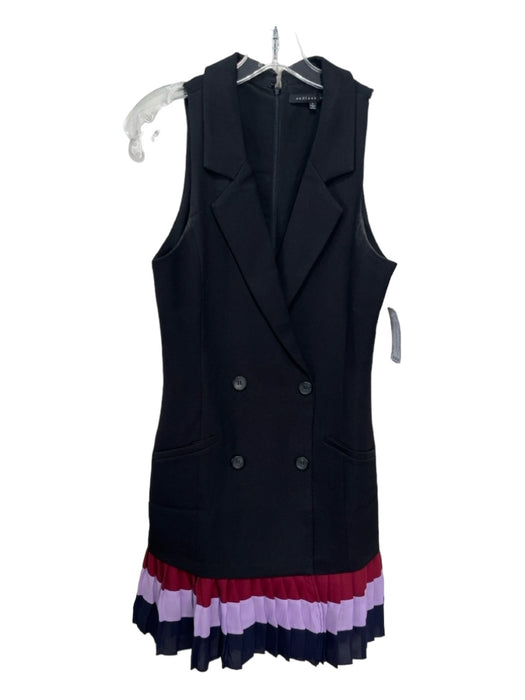 endless rose Size Small Black, Navy, Lavender & Burgundy Polyester Pleated Dress Black, Navy, Lavender & Burgundy / Small