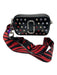 Marc Jacobs Black, Red, White Patent Leather Rhinestone Shoulder Strap Bag Black, Red, White / Small