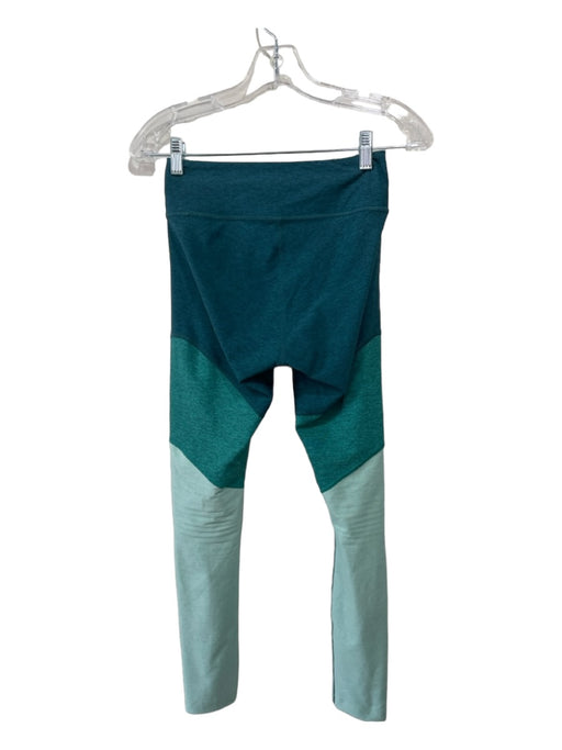 Outdoor Voices Size XS Teal Green Polyester Heathered High Round Neck Pant Set Teal Green / XS