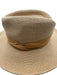 Furtalk Beige Paper Woven Teardrop sun hat Hat Beige / M