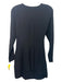 Club Monaco Size 0 Black Silk Surplice Dress Black / 0