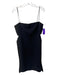 Robert Rodriguez Size 10 Black Triacetate Strapless Back Zip Sid Cut Outs Dress Black / 10