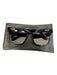 Quay Black Gold Oversized Sunglasses Black