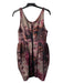 Alice & Olivia Size 6 Pink & Mauve Polyester Blend Sleeveless Round Neck Dress Pink & Mauve / 6