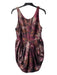 Alice & Olivia Size 6 Pink & Mauve Polyester Blend Sleeveless Round Neck Dress Pink & Mauve / 6