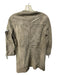 All Saints Size 4 Mushroom Suede Silver Hardware Above the Knee Biker Jacket Mushroom / 4