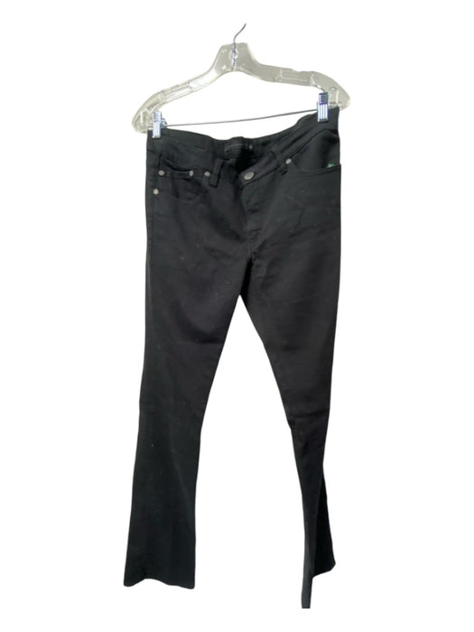 Victoria Beckham Size 30 Black Cotton Blend 5 Pocket zip fly Mid Rise Jeans Black / 30