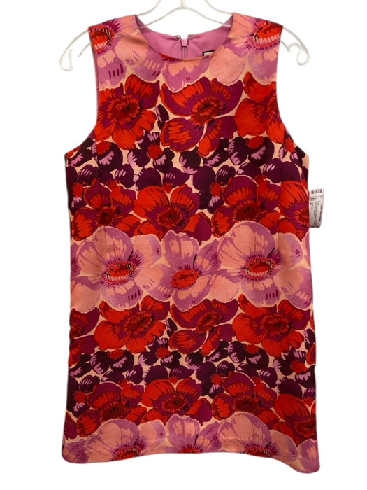 Tuckernuck Size M Red, Purple, Pink Polyester Floral shift Sleeveless Dress Red, Purple, Pink / M