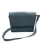 JW PEI Blue Leather Lizard Embossed Flap Top Removable Strap Shoulder Bag Blue / Mini