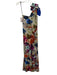 Chiara Boni Size Est L Multi Polyamide Blend Brushstroke Print One Shoulder Gown Multi / Est L
