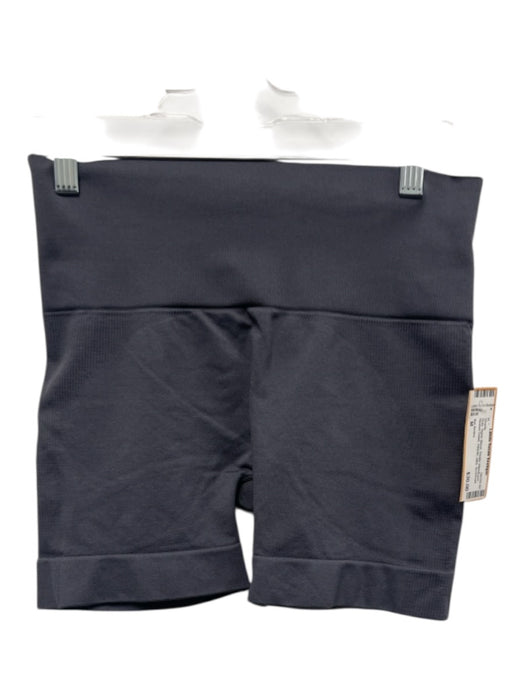 Set Active Size M Gray Nylon Blend Elastic Waistband Ribbed Detail bike Shorts Gray / M