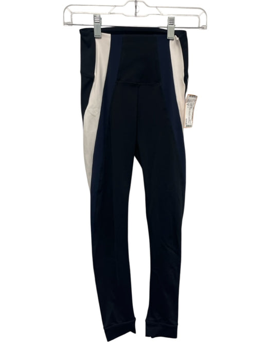 Splits 59 Size S Black, White & Navy Blue Polyester Blend Athletic Leggings Black, White & Navy Blue / S