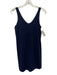 Athleta Size M Navy Blue Missing Fabric Tag Sleeveless V Neck Built In Bra Dress Navy Blue / M