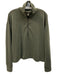 Athleta Size Large Dusty Green Polyester Blend Long Sleeve Half Zip Sweater Dusty Green / Large