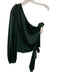 Lovers + Friends Size L Dark Green Off the shoulder Side tie Blouse Dark Green / L