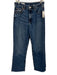 Zara Size 8 Washed Black Denim High Rise Wide Leg Raw Hem Jeans Washed Black / 8