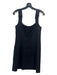 Derek Lam Size 6 Black Linen Sleeveless Lace Trim Front Pocket Sheath Dress Black / 6