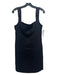 Derek Lam Size 6 Black Linen Sleeveless Lace Trim Front Pocket Sheath Dress Black / 6