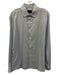 David Donahue Size 16.5 White & Blue Cotton Dots Button up Long Sleeve Shirt White & Blue / 16.5