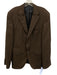Boss Brown Wool Blend Speckled notched 2 Button Men's Blazer Brown / 40