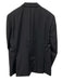 Boss Navy Blue Wool Blend Solid Notch Lapel 2 Button Men's Suit Navy Blue / 40R