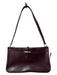 Longchamp Wine Leather Smooth finish Shoulder Strap Toggle Top Zip Bag Wine / Medium