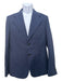 Gucci NWOT Navy Wool Blend Guccissima 2 Button Men's Blazer 46