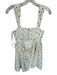 For Love & Lemons Size M White & Black Polyester Polka Dots Laces corset Dress White & Black / M