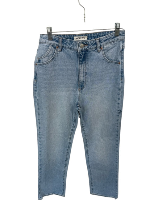 Rolla's Size 29 Light Wash Cotton Straight Leg Pocket detail Jean Jeans Light Wash / 29