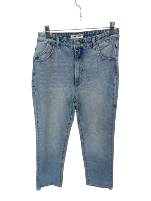 Rolla's Size 29 Light Wash Cotton Straight Leg Pocket detail Jean Jeans Light Wash / 29