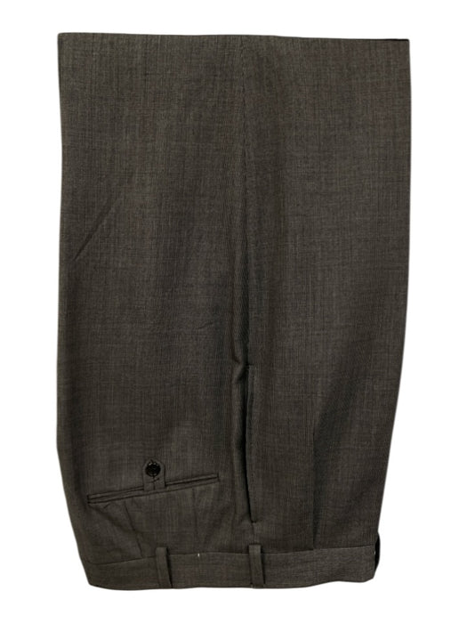 Ralph Lauren Purple Gray Solid 2 Button Men's Suit Gray / 40L