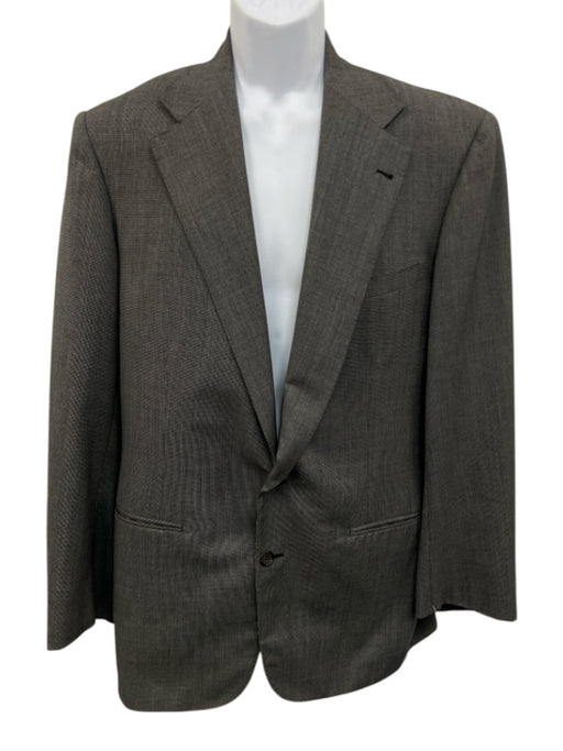 Ralph Lauren Purple Gray Solid 2 Button Men's Suit Gray / 40L