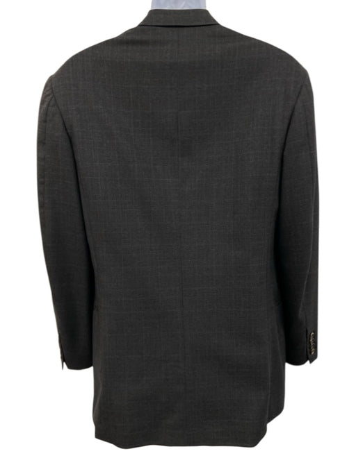Ralph Lauren Purple Gray & Multi-Color Plaid Double Breasted Men's Blazer Gray & Multi-Color / Est L