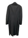 Polo Dark Gray Wool Solid Trench Men's Coat Dark Gray / 40L