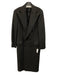 Polo Dark Gray Wool Solid Trench Men's Coat Dark Gray / 40L